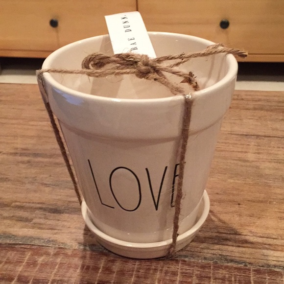 Rae Dunn Other - Rae Dunn “Love” flower pot